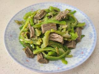 苦瓜炒黑豆腐竹的做法步骤：5