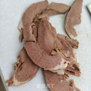 猪心拌翠蝴蝶的做法步骤：4