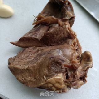 猪心拌马齿苋的做法步骤：5