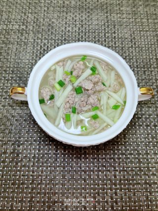 竹笋肉沫汤的做法步骤：9