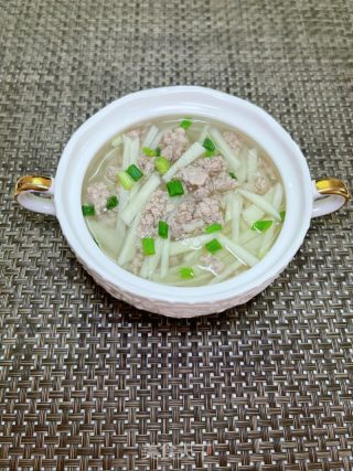 竹笋肉沫汤的做法步骤：10