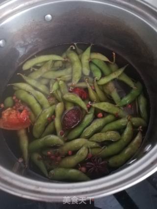 五香毛豆的做法步骤：7