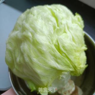 虾仁玉米拌生菜的做法步骤：1