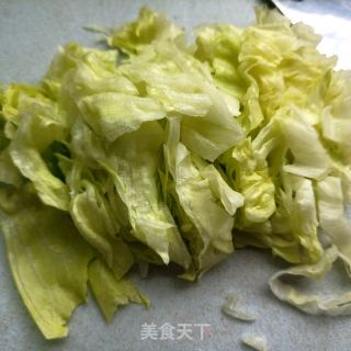 虾仁玉米拌生菜的做法步骤：2