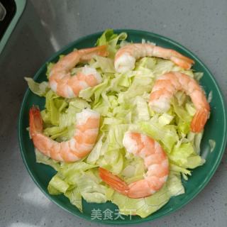 虾仁玉米拌生菜的做法步骤：9