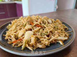 干白萝卜丝炒肉丝的做法