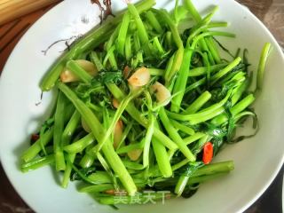 蒜香空心菜的做法步骤：8
