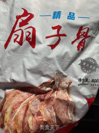 孜然扇子骨的做法步骤：1