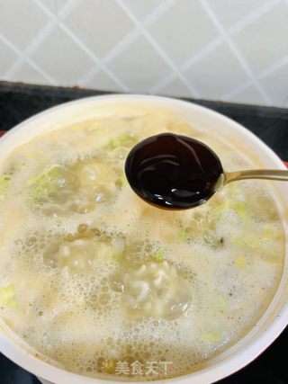 养生强身健体粥 | 鲜虾皮蛋白菜鸡蛋粥的做法步骤：8