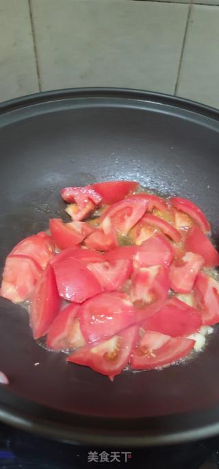 番茄烧滑牛肉的做法步骤：6