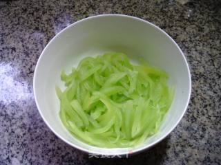 羊尾笋拌莴笋的做法步骤：7