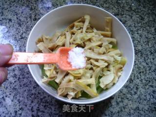 羊尾笋拌莴笋的做法步骤：8