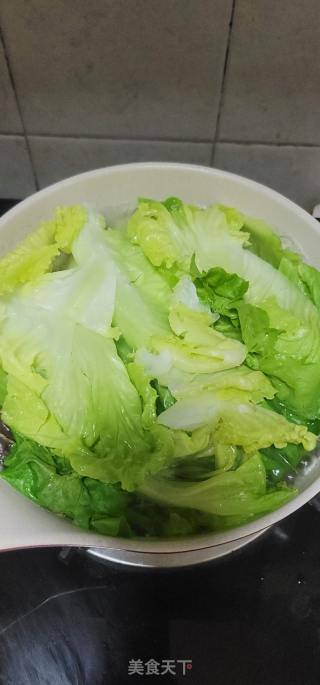 鸭血生菜汤的做法步骤：4