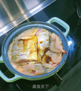干锅黄花鱼的做法步骤：6