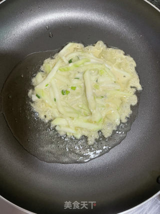 丝瓜烙的做法步骤：8