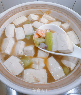金沙海鲜豆腐汤的做法步骤：6
