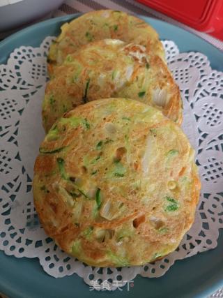 黄瓜鸡蛋饼的做法步骤：10