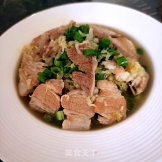 回锅肉炖酸菜的做法步骤：15