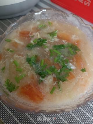 冬瓜蛋花汤的做法步骤：7