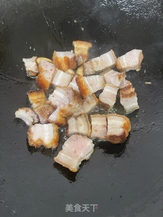 五花肉烧黄豆的做法步骤：7