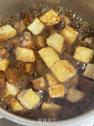 五花肉烧豆腐的做法步骤：15