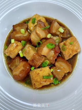 五花肉烧豆腐的做法步骤：18