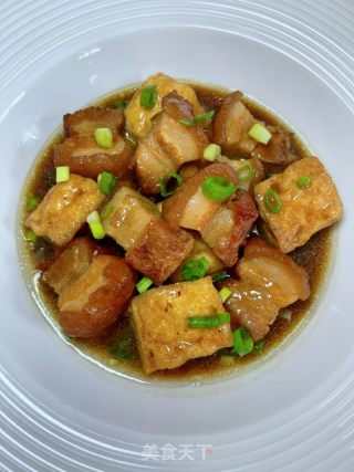五花肉烧豆腐的做法步骤：19