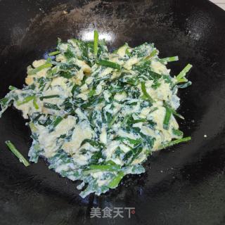 韭菜炒鸡蛋的做法步骤：10