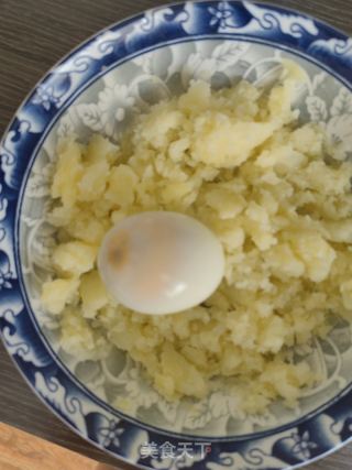 豆泥鸡蛋羹的做法步骤：7