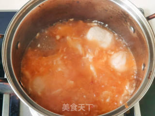 辣白菜豆腐汤的做法步骤：3