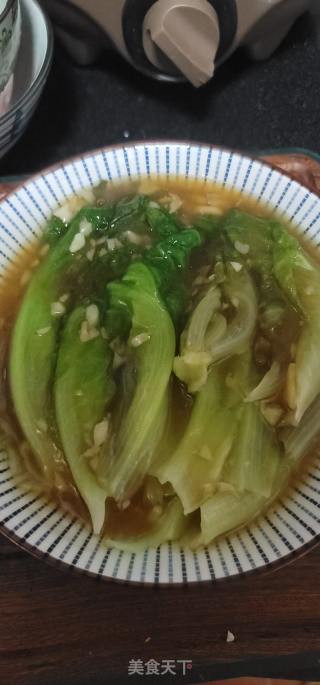 鲍鱼汁淋生菜的做法步骤：11