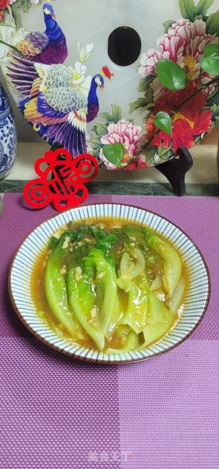 鲍鱼汁淋生菜的做法步骤：13