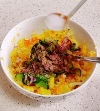 黑胡椒土豆泥沙拉的做法步骤：6