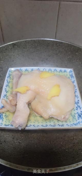 隔水蒸咸鸡的做法步骤：7