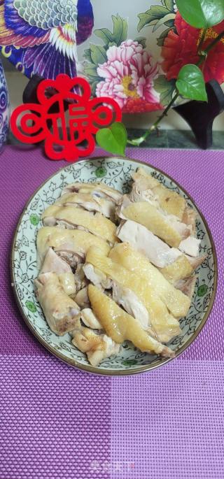 隔水蒸咸鸡的做法步骤：11