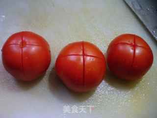番茄肉面结汤的做法步骤：12