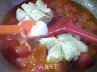 番茄肉面结汤的做法步骤：18