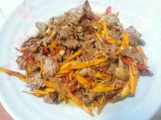 爆炒牛肉的做法步骤：5