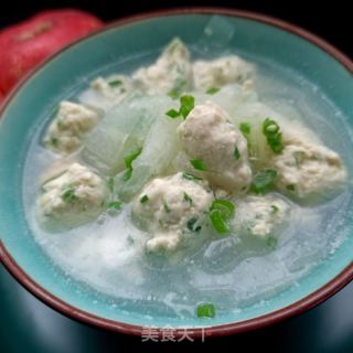 鸡肉丸冬瓜汤的做法