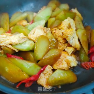黄瓜炒鸡蛋的做法步骤：7