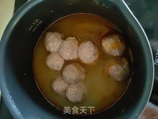 香辣牛肉丸子汤的做法步骤：4