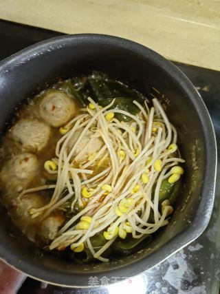 香辣牛肉丸子汤的做法步骤：6