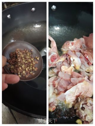 临沂炒鸡之干煸辣子鸡的做法步骤：2