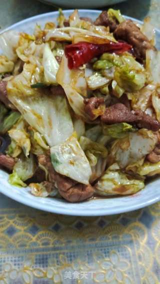包菜这样炒，我能吃两碗饭的做法步骤：7