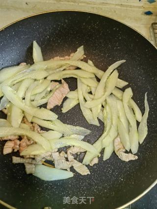 黄瓜肉片的做法步骤：6