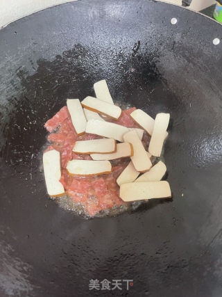香干炒培根的做法步骤：5