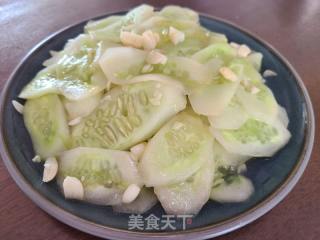 大蒜炒黄瓜的做法