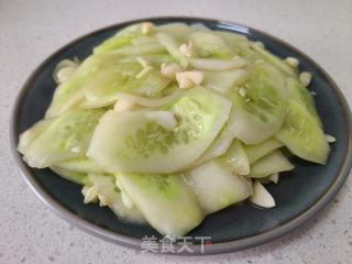 大蒜炒黄瓜的做法步骤：4