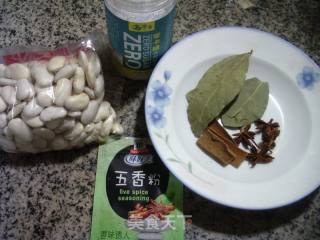 五香白芸豆的做法步骤：1