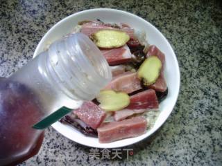 咸肉蒸梭子蟹的做法步骤：4